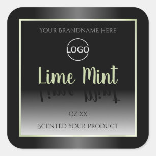 Black and White Professional Product Labels Logo