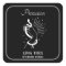 Black And White Protection Intention Candle Label