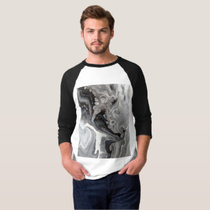 Black and White Raglan T-shirt - Baseball Jersey