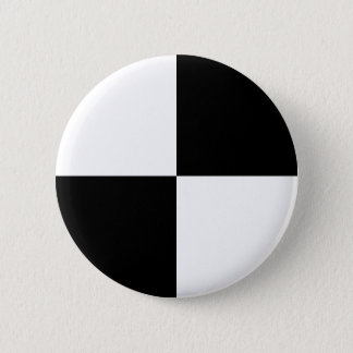 Black and White Rectangles Pinback Button