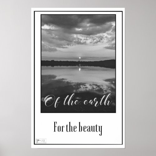 Black and White Reflections For the Beauty Poster