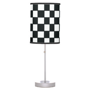 Black and White Retro Lamp