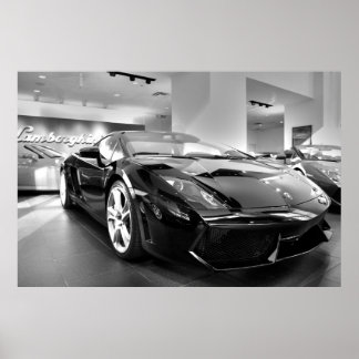 Black and White Ride Poster