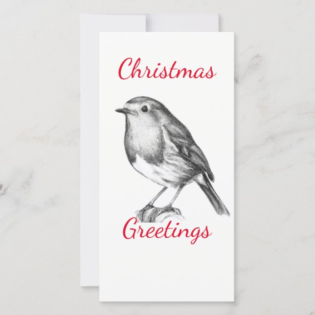 Black and white robin (Front)