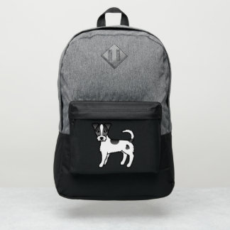 Black And White Rough Coat Parson Russell Terrier Port Authority® Backpack