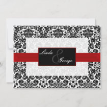 black and white rsvp cards