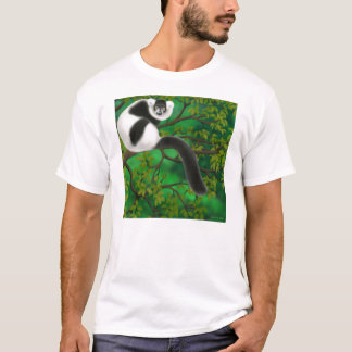 Black and White Ruffed Lemur T-Shirt