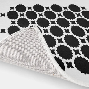 Black and White Rug