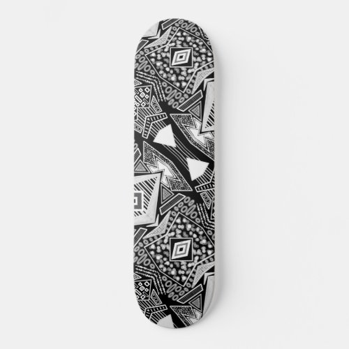Black And White Runway Fashion Inspired Skate Skateboard