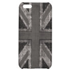 black and white rustic grunge Union Jack