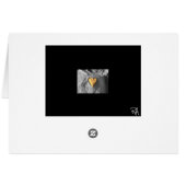 Black and white sand heart (Back Horizontal)