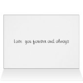 Black and white sand heart cards (Inside Horizontal (Top))