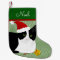 Black And White Santa Cat Personalized