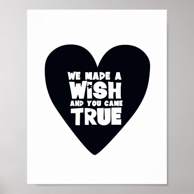 Black and White Scandi typographic Inspirational Poster (Front)