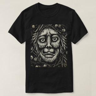 Black and White Scratchboard T-Shirt