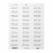  Black and White Script Wedding Return Address