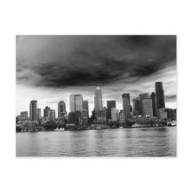 Black and white seattle