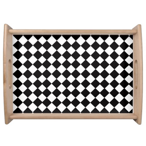 Black and White Serving Tray