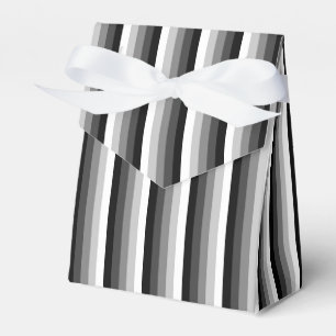 Black and white shadow stripes favor boxes