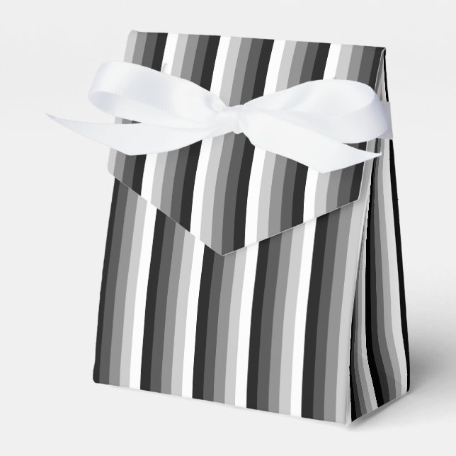 Black and white shadow stripes favor boxes (Front Side)