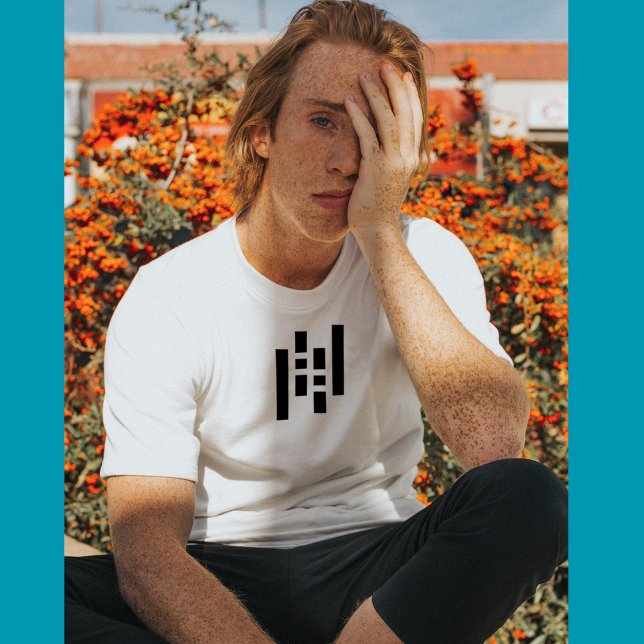 Black and White Shapes Customizable Festival Shirt (Creator Uploaded)