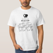 Black and white sheep T-Shirt