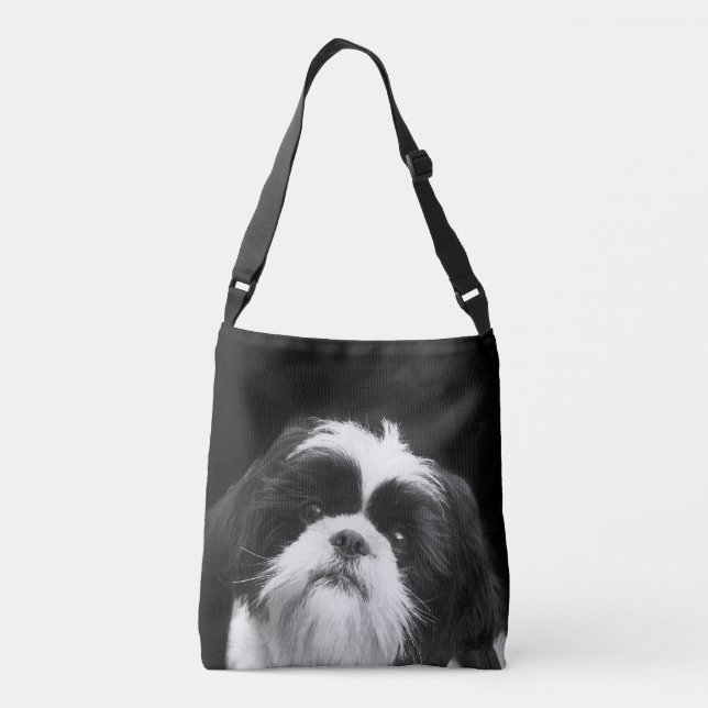 Black and White Shih Tzu bag (Back)