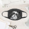 Black and White Shih Tzu dog face mask