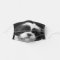 Black and white Shih Tzu dog face mask cover