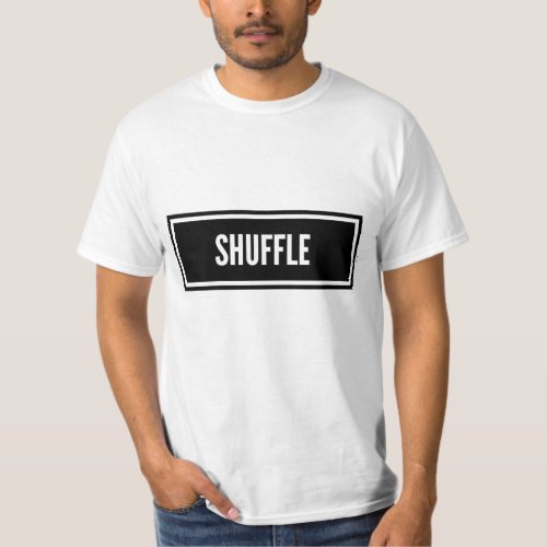 Black and White Shuffle Dance T_Shirt