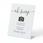 Black And White Signature Script Oh Snap