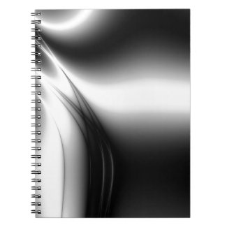 Black and White Silk Note Book