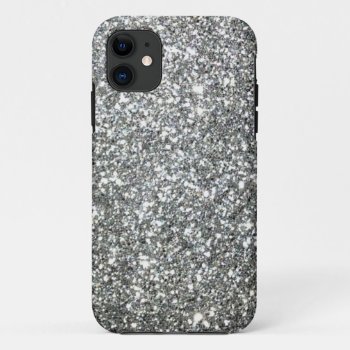 Black And White "silver" Granite Pattern Iphone 11 Case by RetroZone at Zazzle