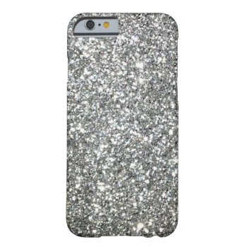 Black And White "silver" Granite Pattern Barely There Iphone 6 Case by RetroZone at Zazzle