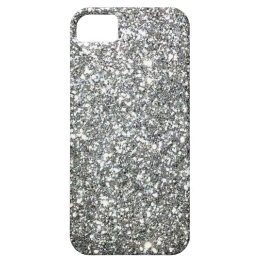 Black and White "Silver" granite Pattern iPhone SE/5/5s Case