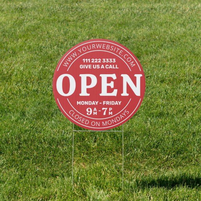 Black and White Simple Modern Business Logo Sign (Insitu)