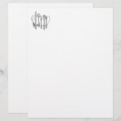 Black and White Siverware Design (Front/Back)