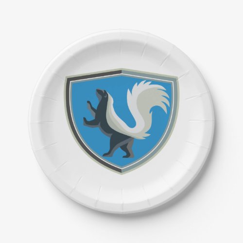 Black And White Skunk Paper Plates