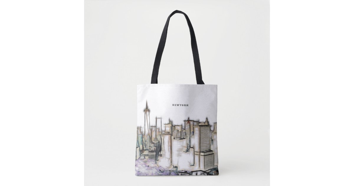 modern mom Tote Bag by Silver Lining Illustration