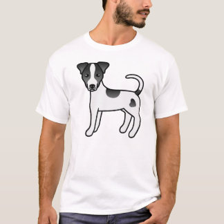 Black And White Smooth Coat Parson Russell Terrier T-Shirt