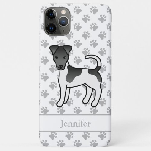 Black And White Smooth Fox Terrier Dog  Name iPhone 11 Pro Max Case