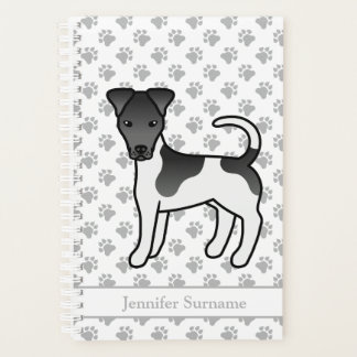 Black And White Smooth Fox Terrier Dog &amp; Name Planner