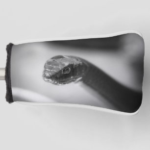 Black and White Snake Golf Head Cover
