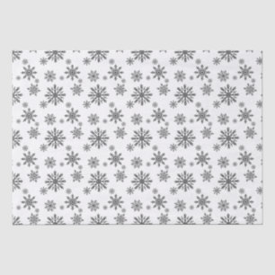 Black and White Snowflake 2 Tissue Paper