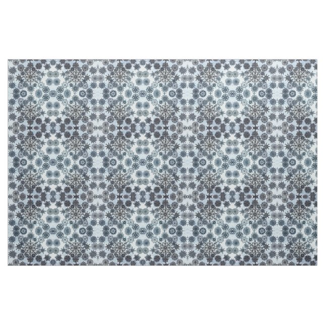 Black and White Snowflakes Fabric (Fat Quarter)