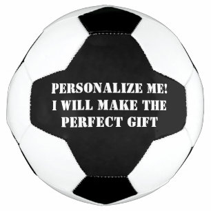 Black and white soccer ball/ custom soccer ball