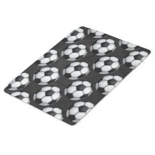 Black and White Soccer Ball Pattern iPad Smart Cover