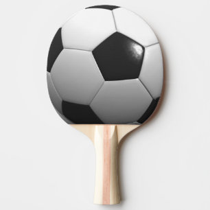 Black And White Soccer Ball, Ping Pong Paddle
