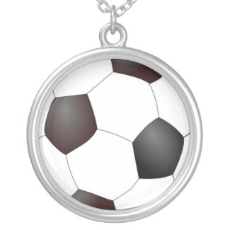 Black and white soccer ball