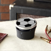 Black and White Soccer Ball Speaker (In Situ)